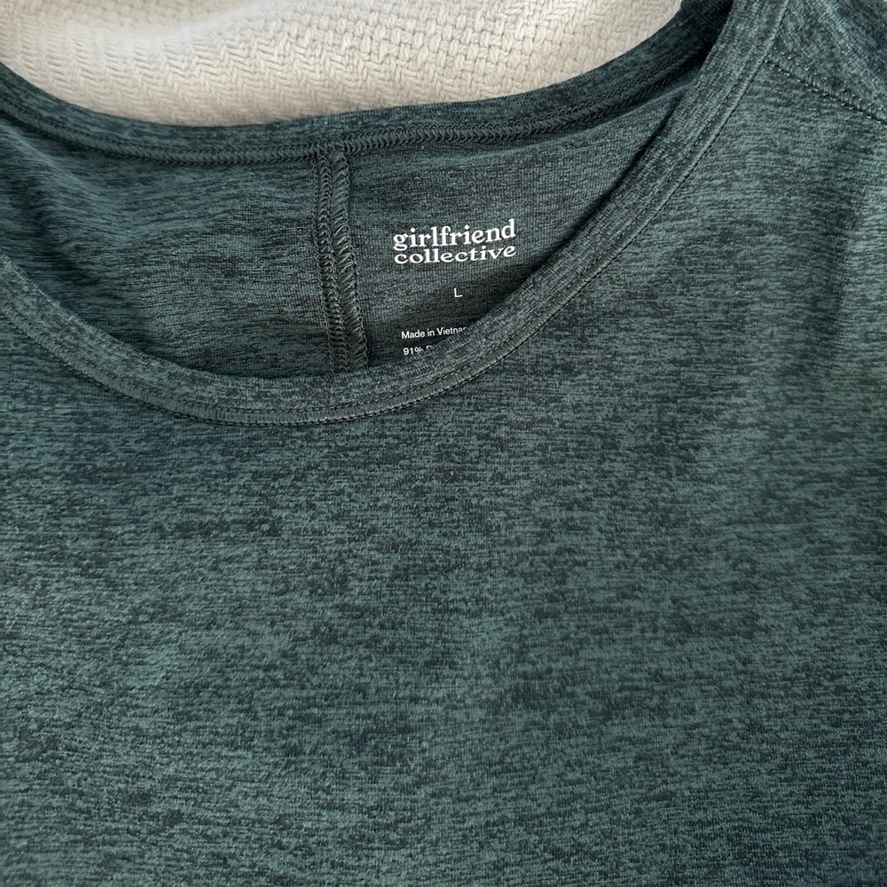 Girlfriend collective reset cropped long sleeve